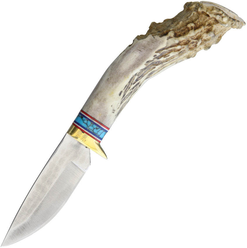 Small Drop Point Hunter KR1403TDP (3" DROP W/ TURQ)