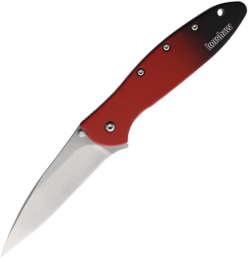 Leek Linerlock Red Magna Cut 1660GRD
