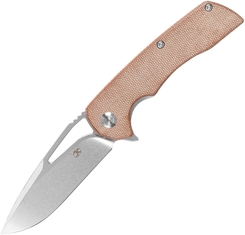 Kryo Framelock Brown Micarta T1001M4