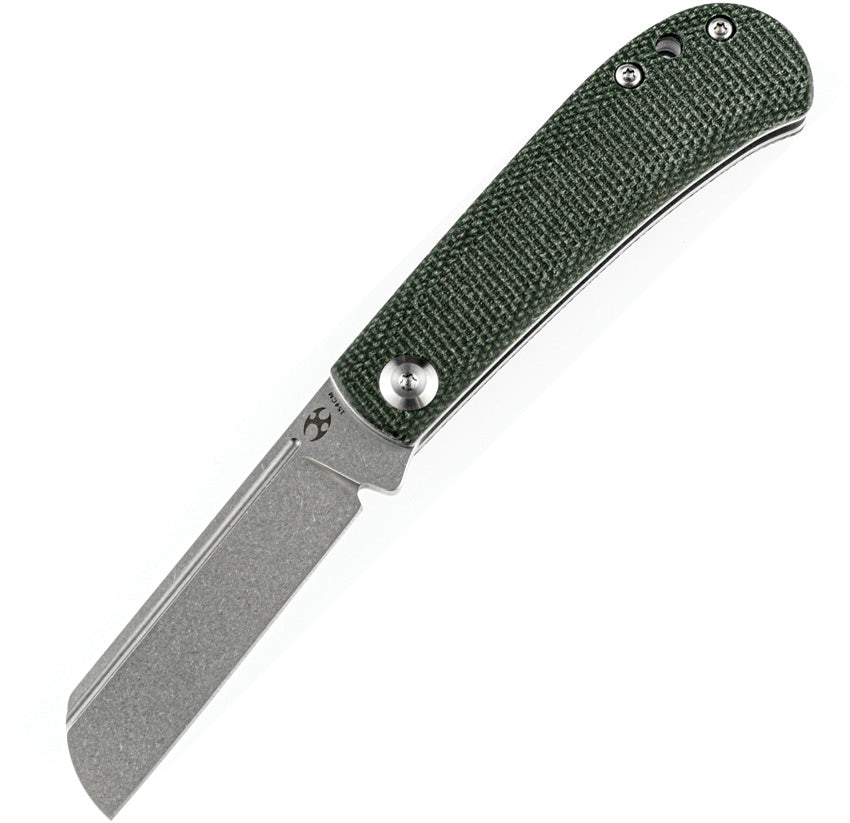 Bevy Slip Joint Green Micarta T2026F2