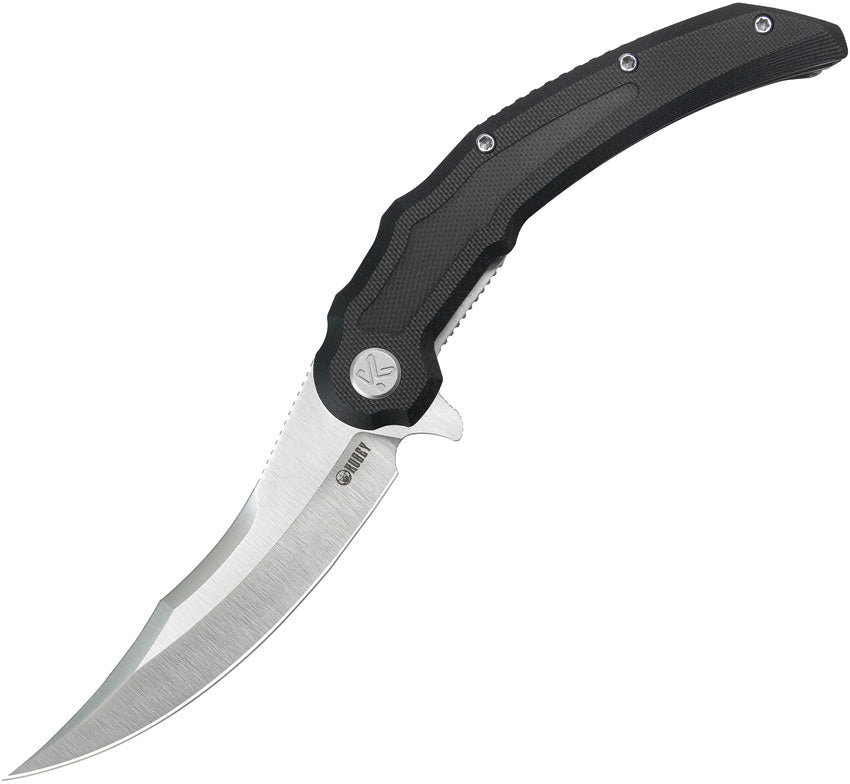 Wave Crest Linerlock Black G10 KU346A