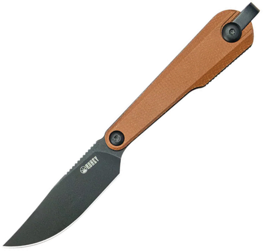 Yag Fixed Blade Black Brown KU451C