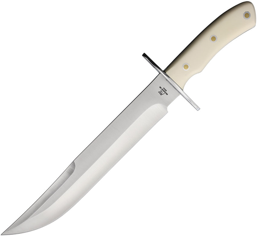 Alamo Bowie White Micarta CB-10/WM