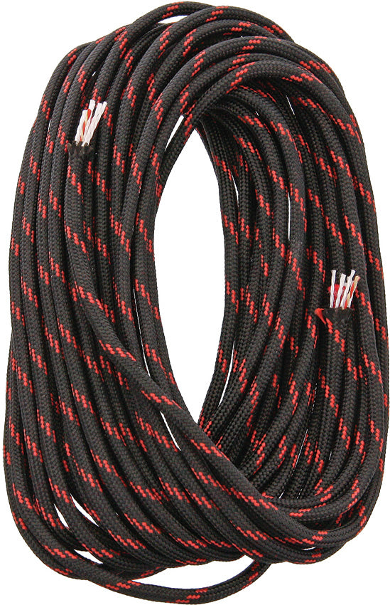 FireCord 25ft Black/Red Line
