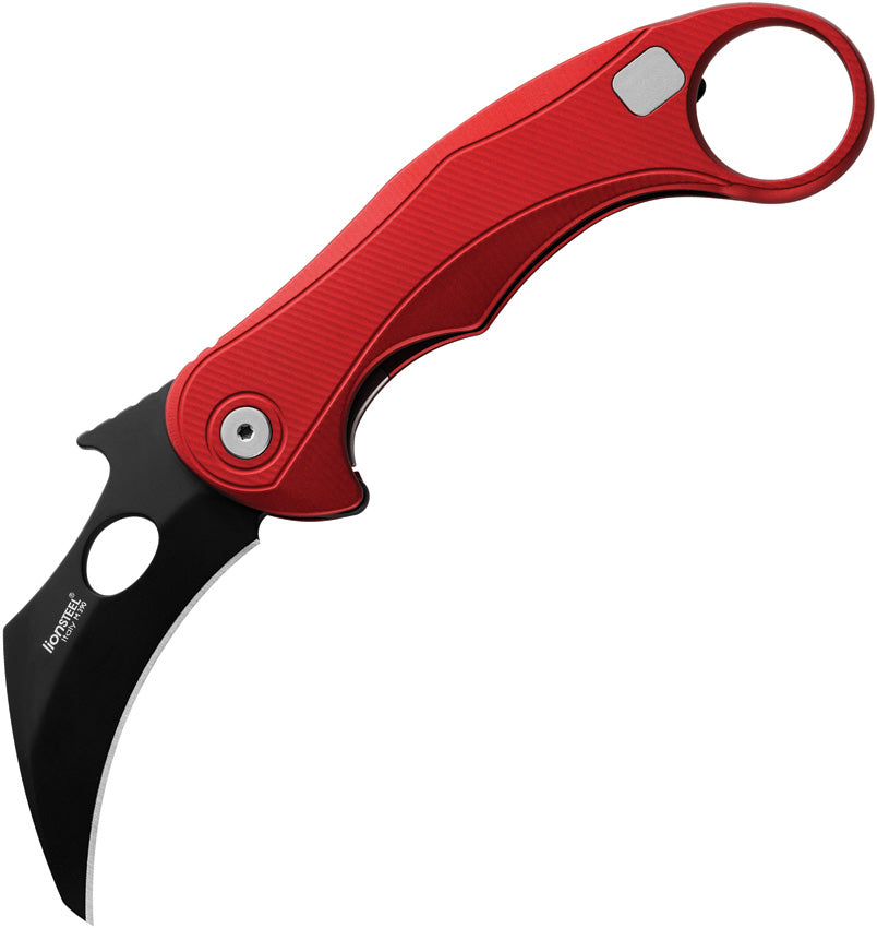 LEone Mid Framelock Red PVD