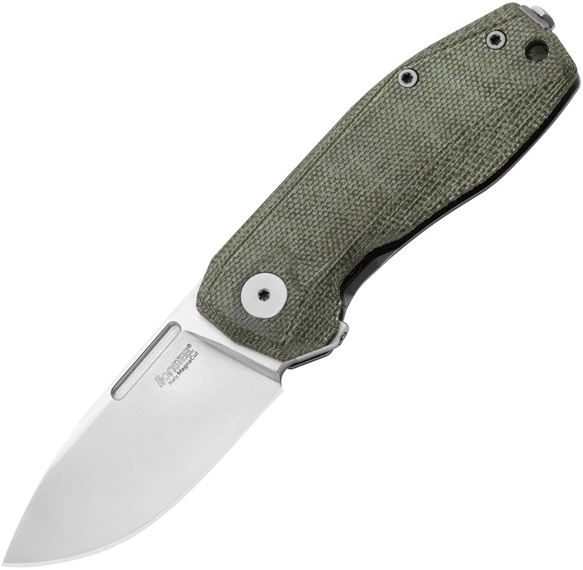 Nano Framelock Green Micarta NA01 CVG