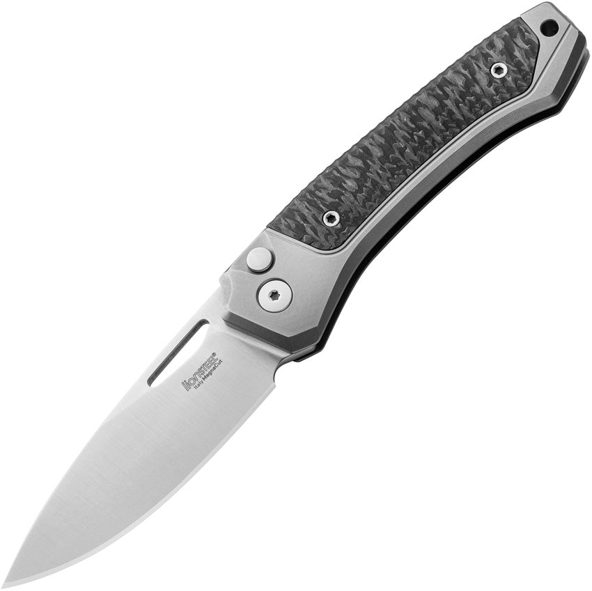 Twain Button Lock CF Gray