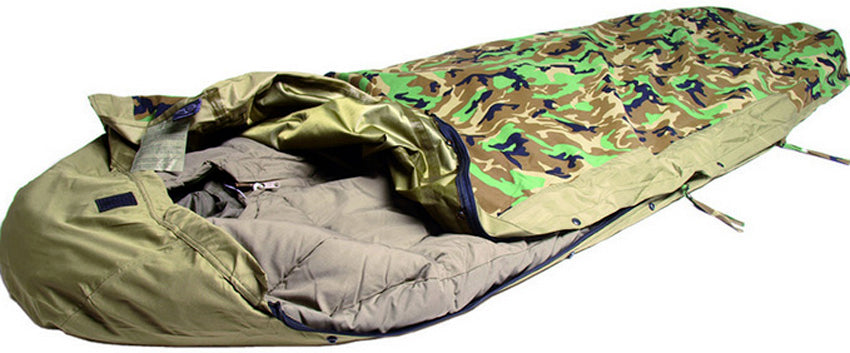 Woodland Camo Sleeping Bag C