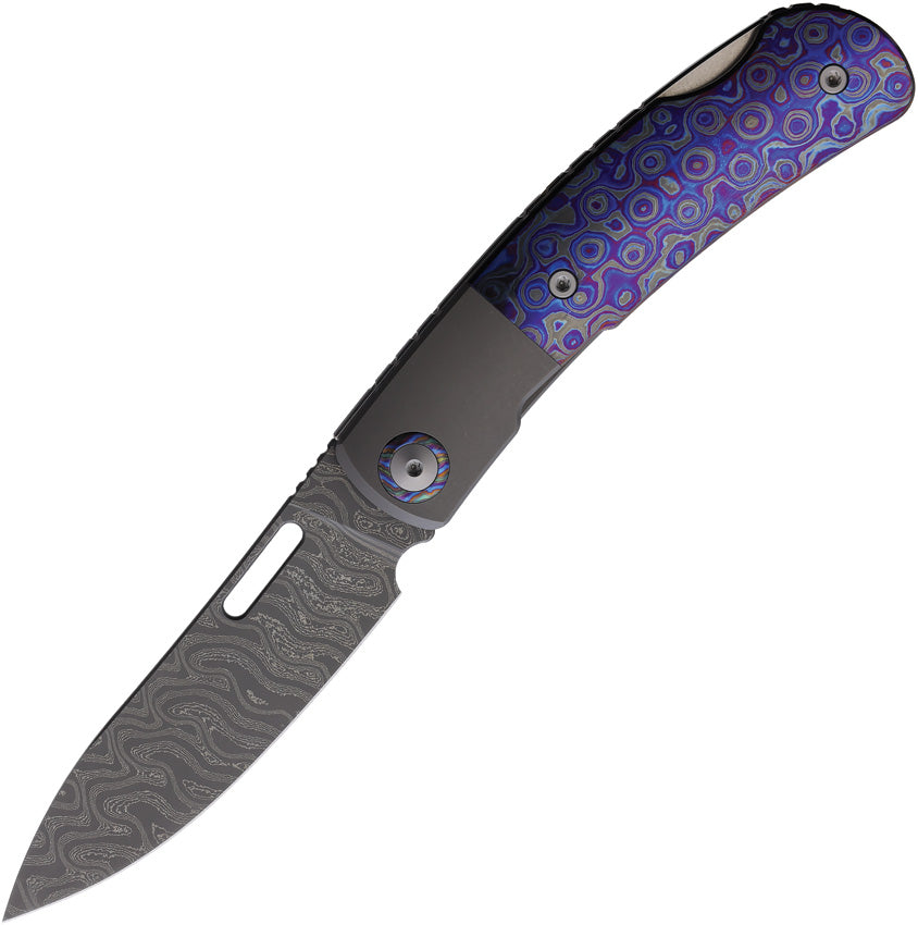 Beetle 2 Lockback Damascus MM36-1-C