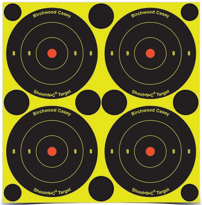 Shoot-NC 3in Bulls Eye Target