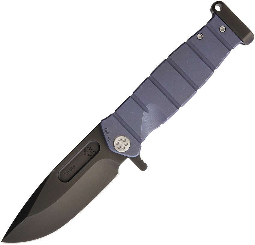 USMC FF Framelock Blue MD204SPQ-37A2