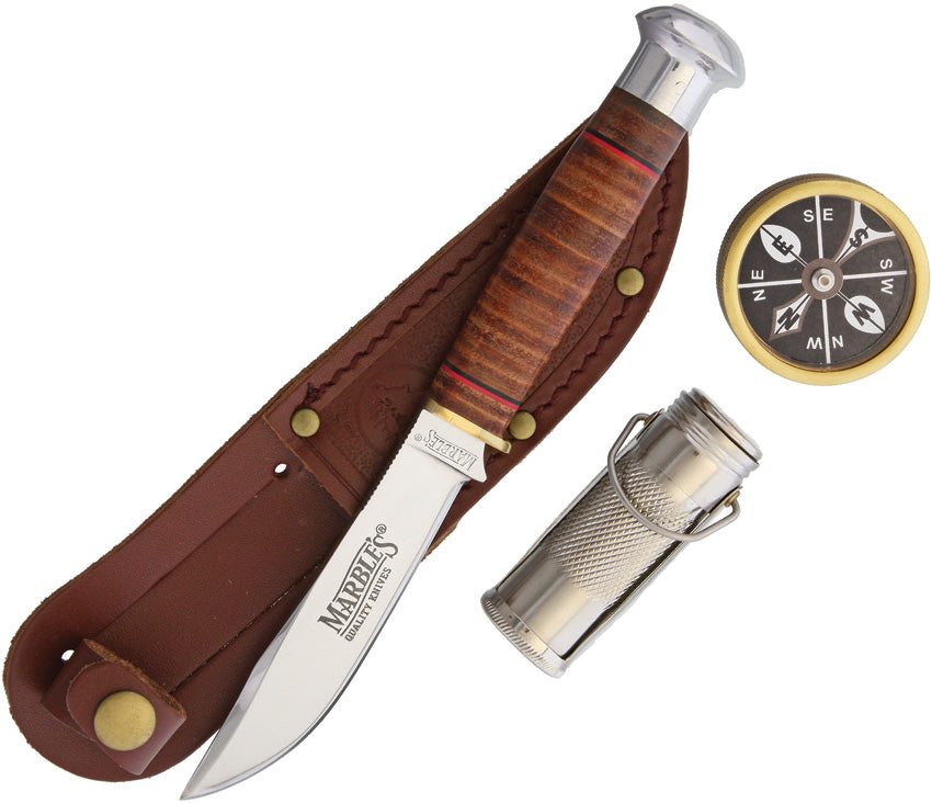 Fixed Blade Gift Set KE13 +COMPASS+MATCH SAFE