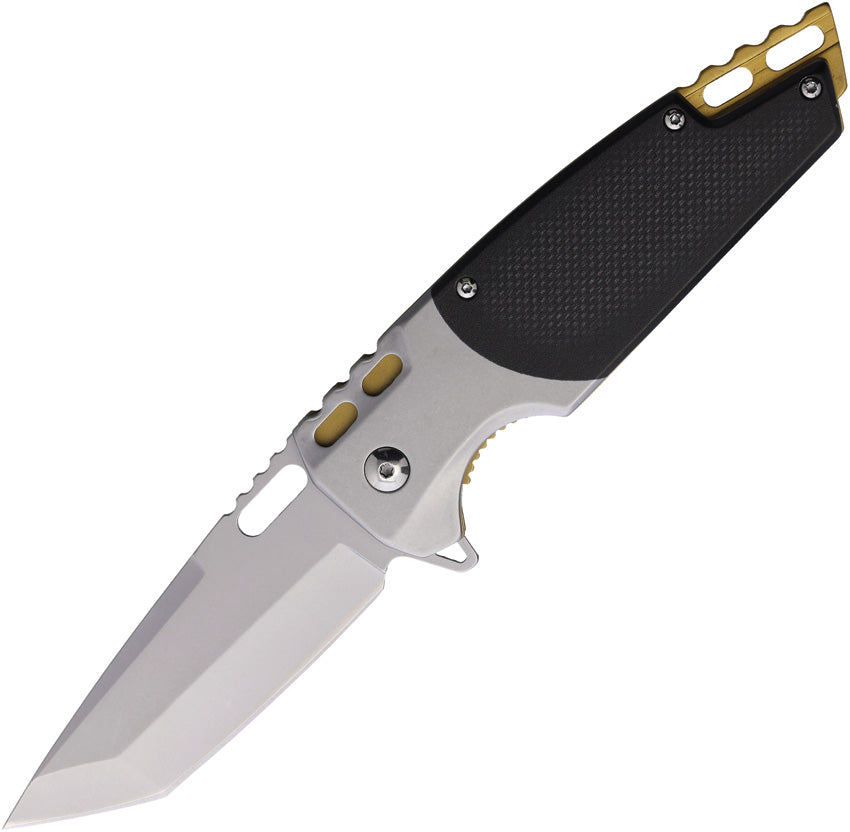 Linerlock A/O Black/Silver MT-A2009SB