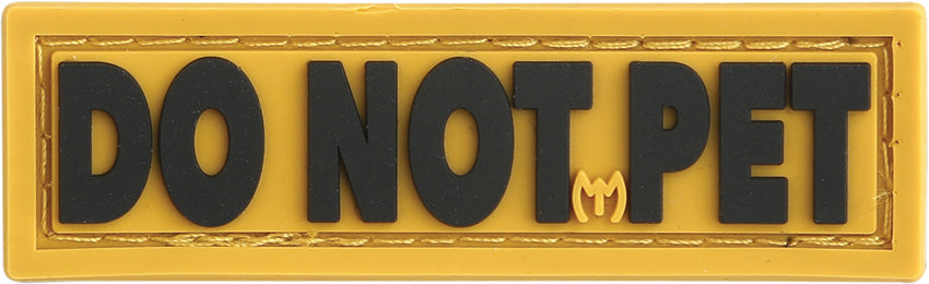 Do Not Pet Patch Full Color