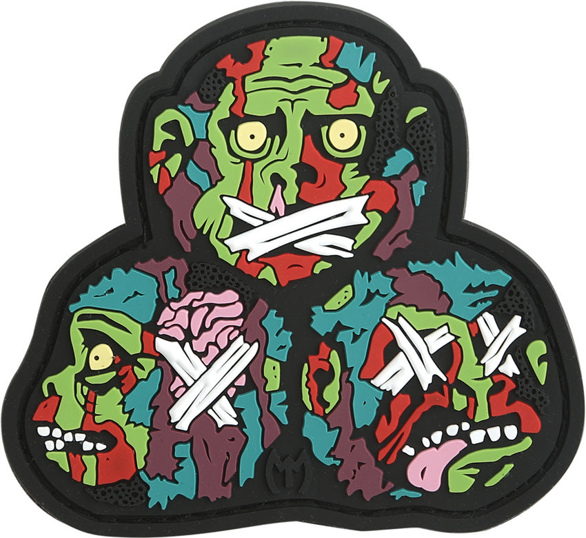 3 Wise Monkeys Patch Color MONOC