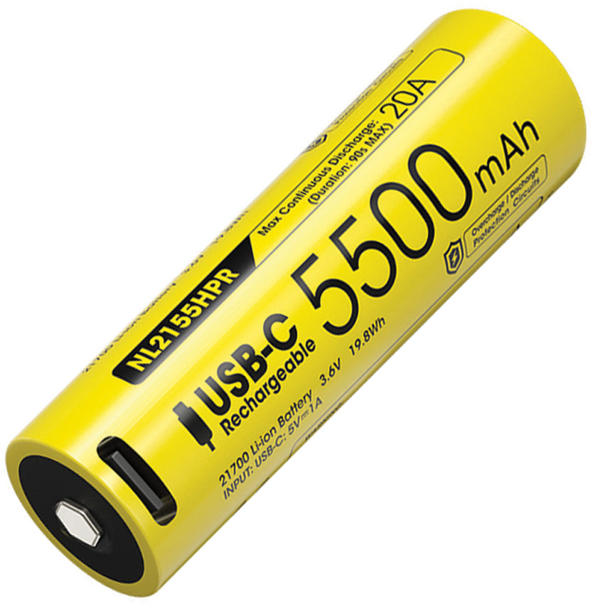 21700 Rechargeable Battery NL2155HPR