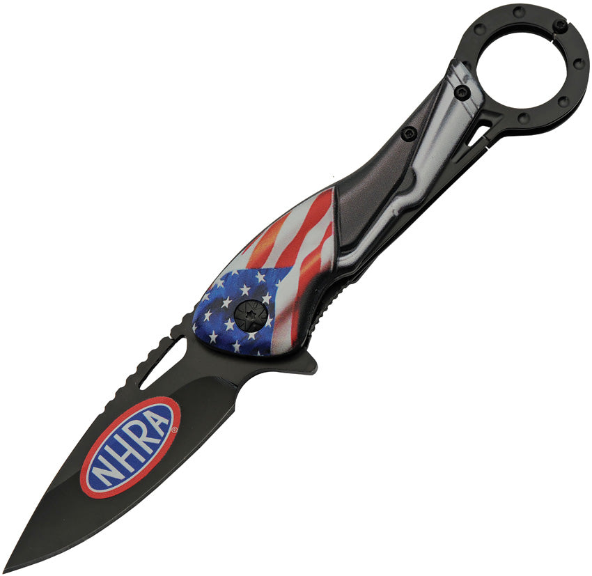 Flag Linerlock A/O Black SZ-NHRA-54BK