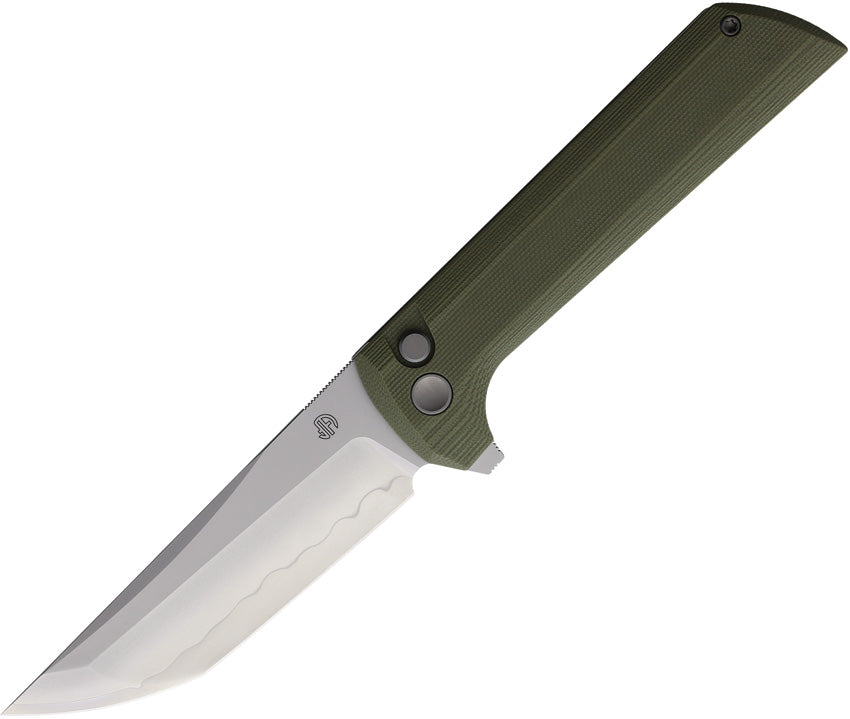 Chop 2 Button Lock Green 2406GR