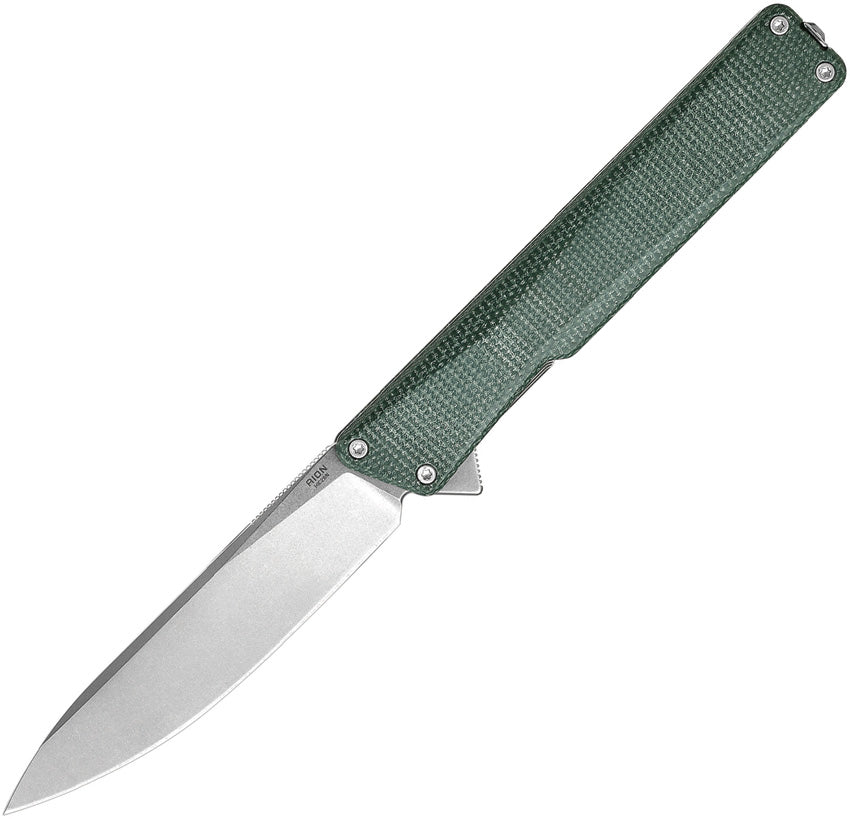 AION Linerlock Grn Micarta