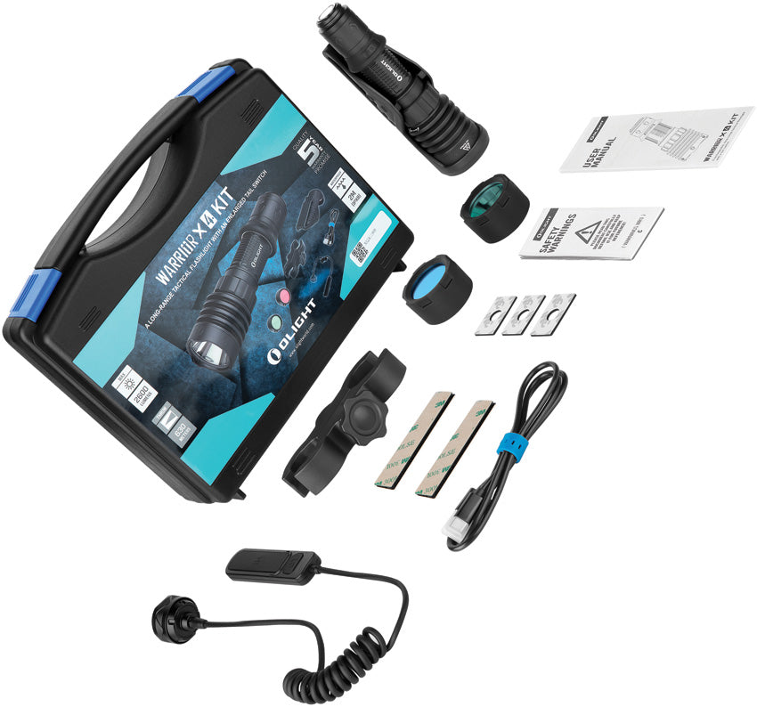 Warrior X 4 Flashlight Kit WARRIORX4KITMTBK