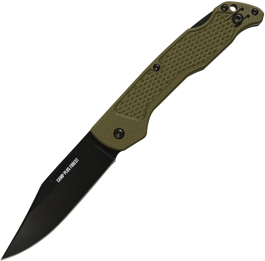 Camp Plus EDC Lockback Grn 4315GRNTC