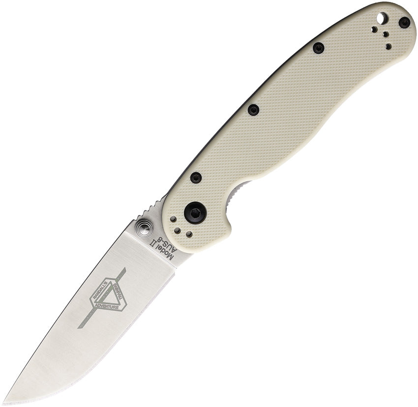 RAT II Linerlock Ivory G10 8861BONE