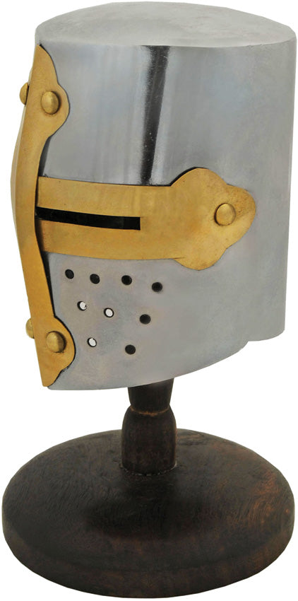 Mini Crusader Helmet w/ Stand