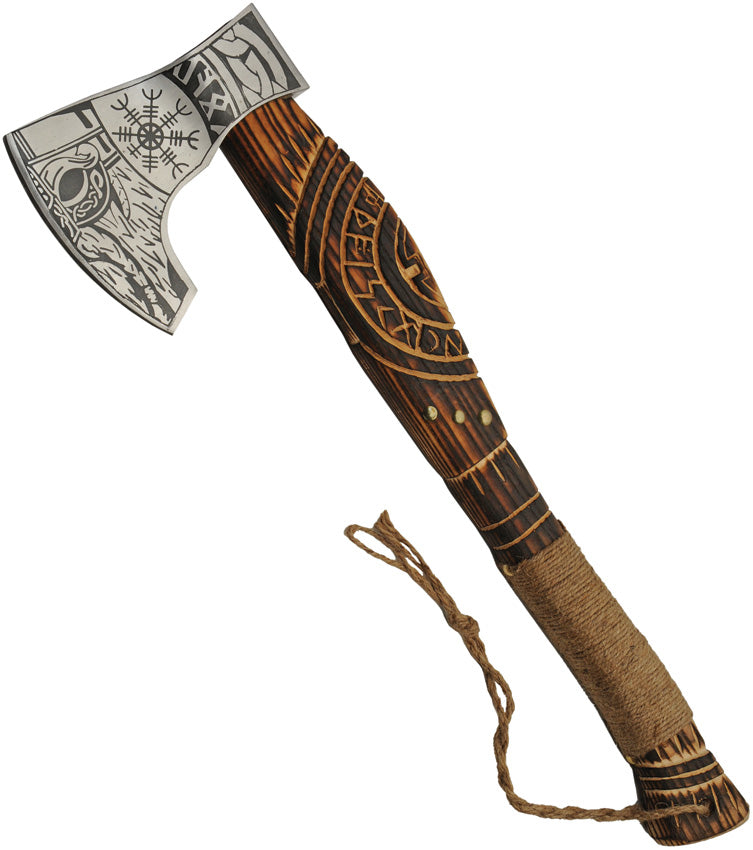 Etched Viking Axe