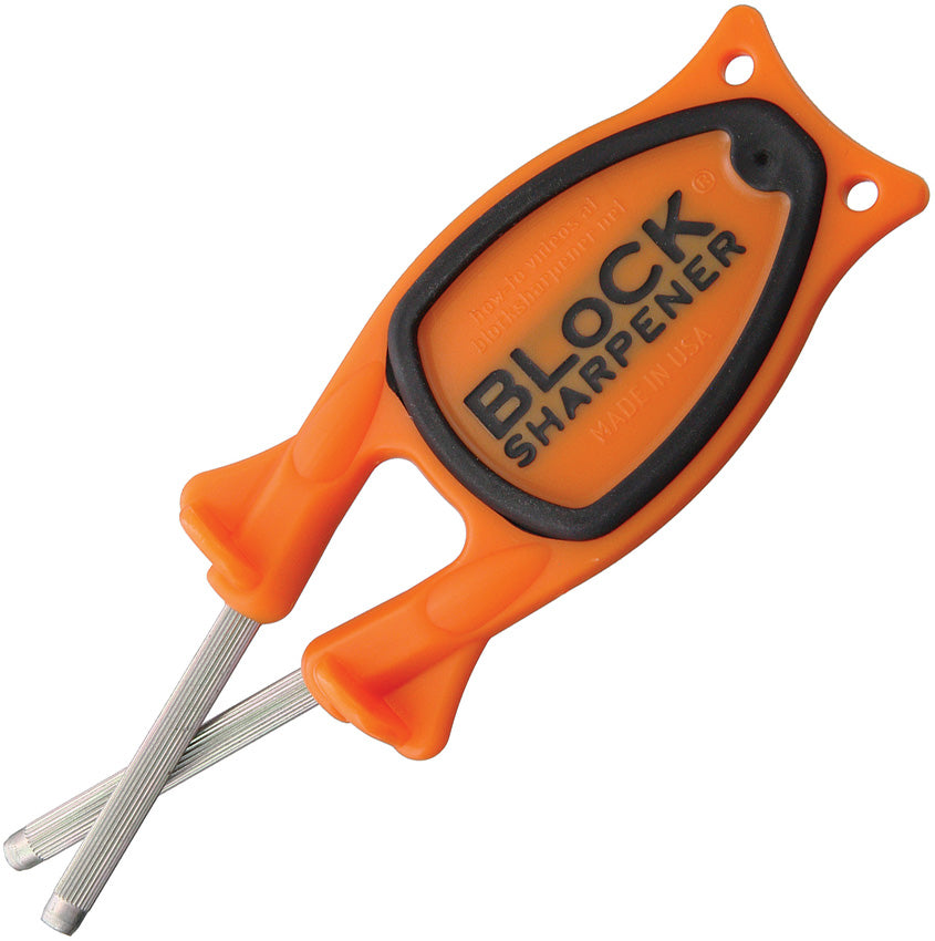 The Block Knife Sharpener O/B ORANGE / BLACK