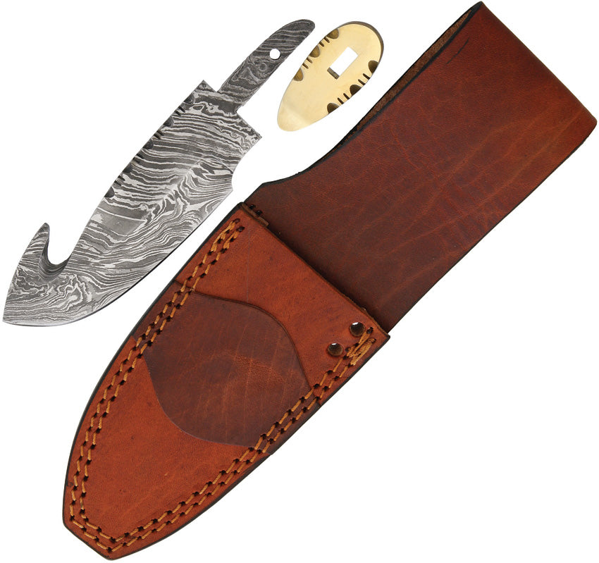 Damascus Guthook With Sheath