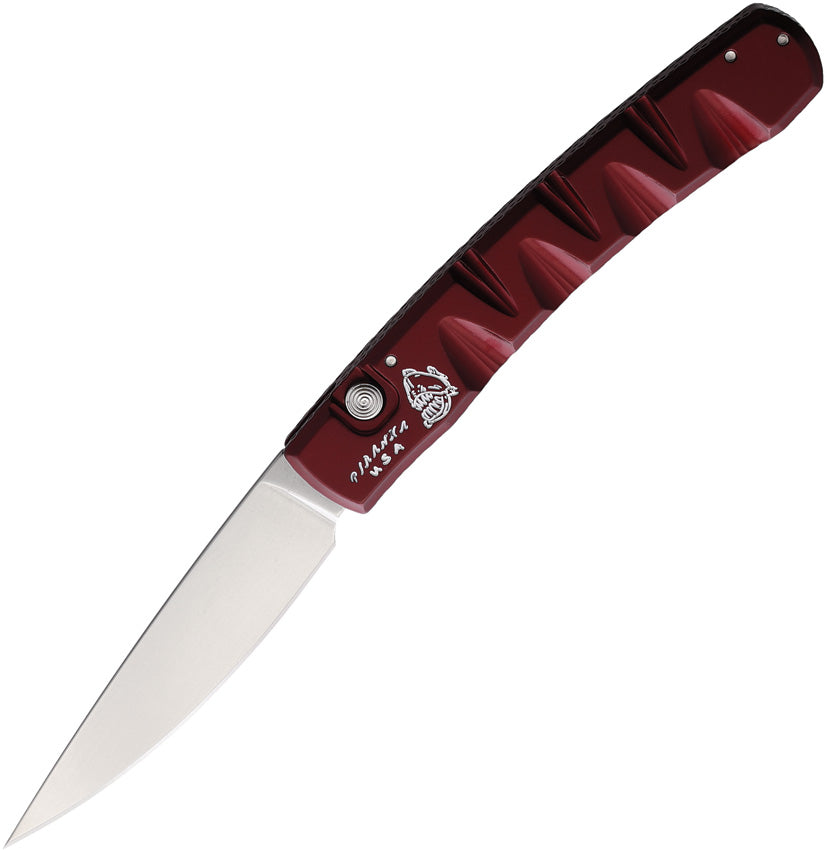 Auto Pocket Button Lock Red P-15R