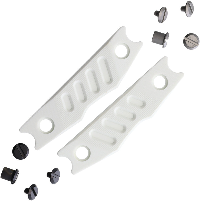 Bison L Scales White G10 PFE18WOL