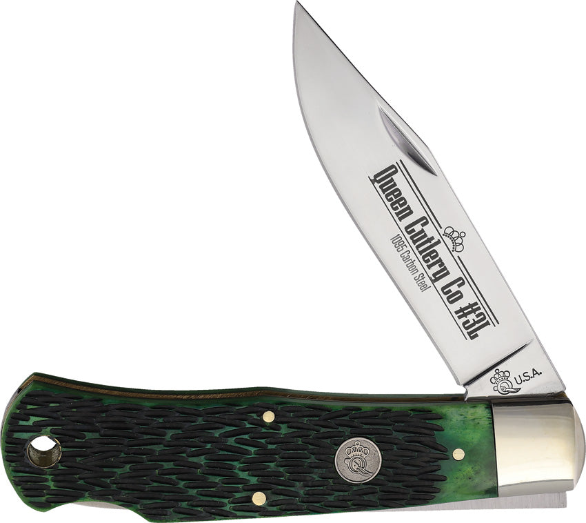Lockback Green Bone