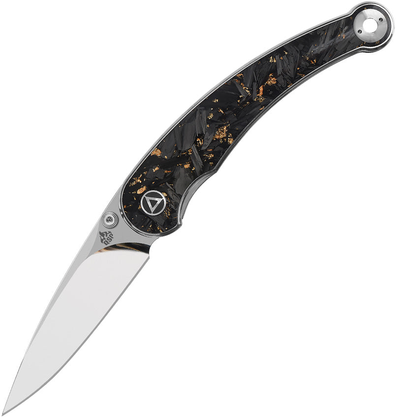 Dolphin Linerlock Gold CF QS161-A