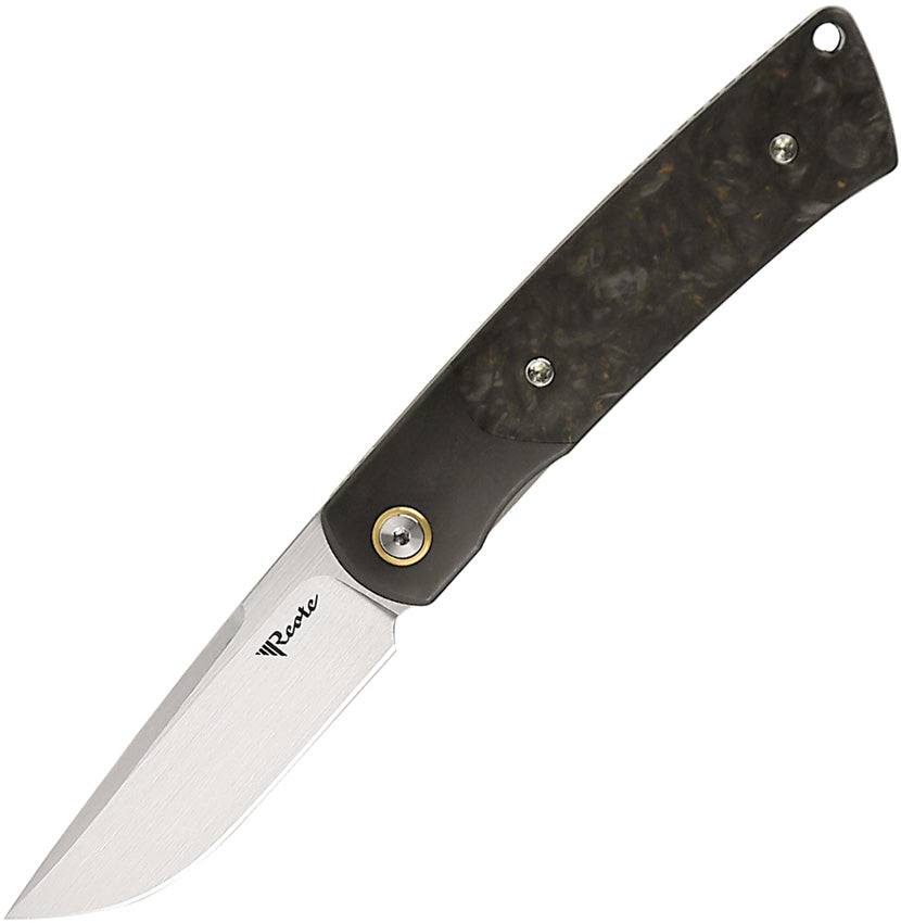 Tribute Linerlock Dark Matter TRIBUTE TI FAT CARBON DARK MAT