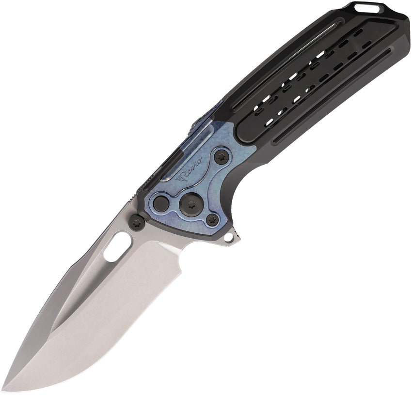 Terminator 6000 Framelock Blue T6000 CRYSTALIZEDÂ TITANIUM-BL