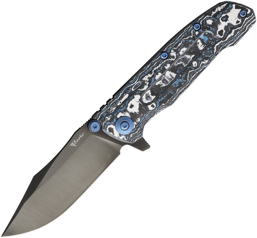 9DV2 Framelock Frost Fat CF