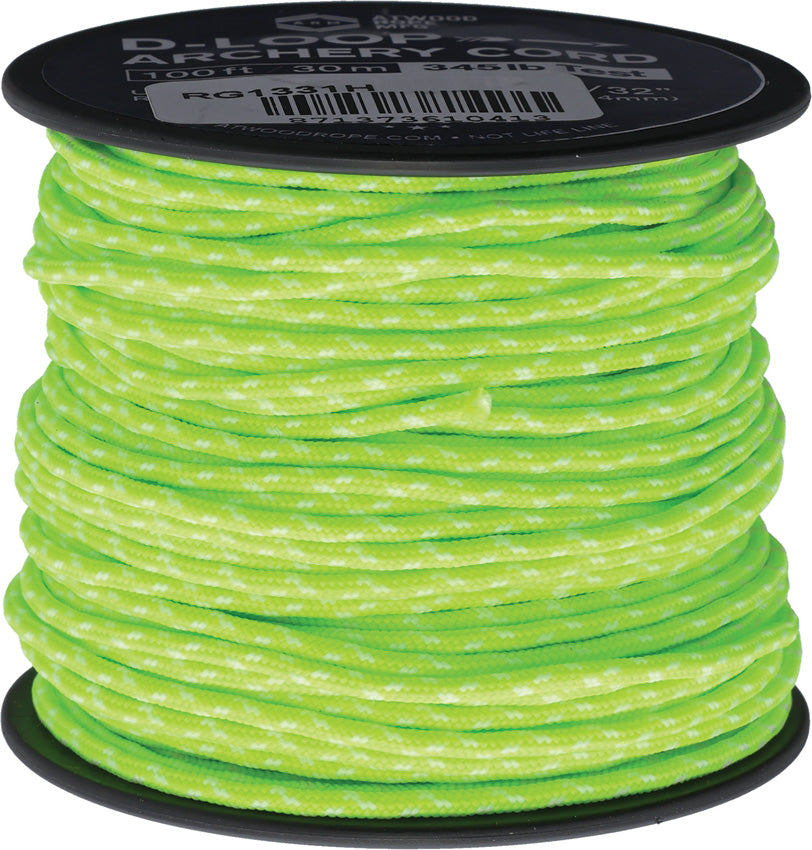 D-Loop Cord Neon Green Glow 100S18 NEON GREEN