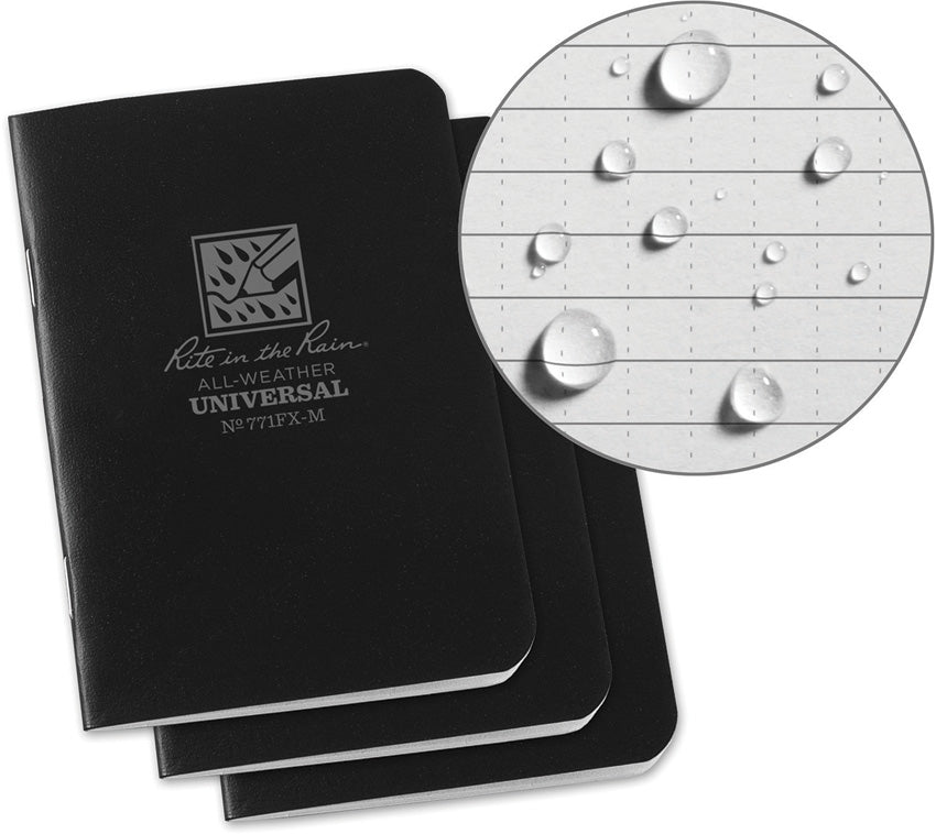 Mini Stapled Notebook 3 Pack 771FX-M
