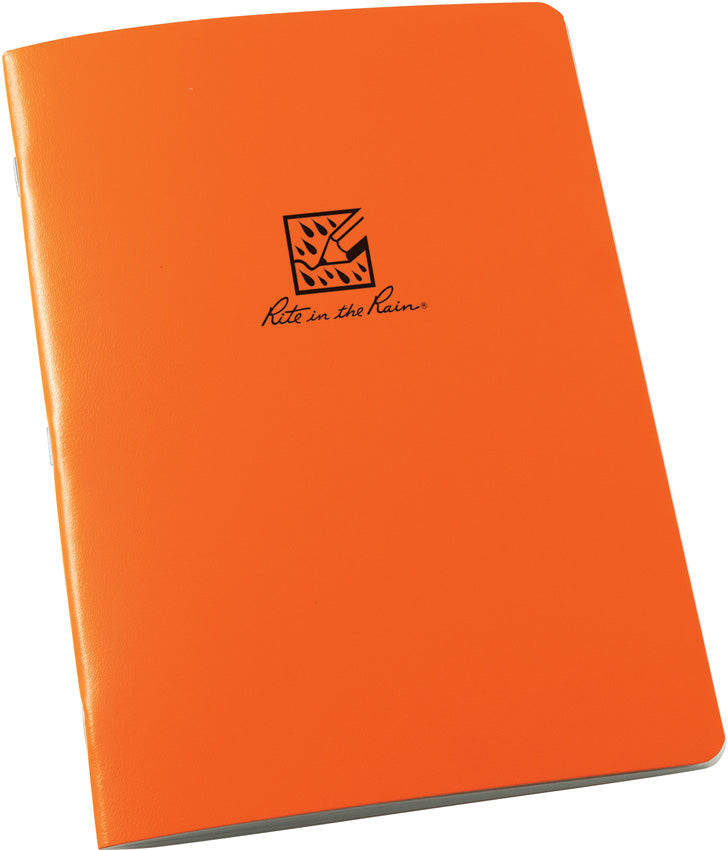 Large Stapled Notebook Orange OR71-LG