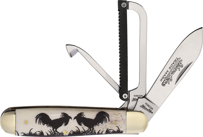 Gamecock Folder White Etch