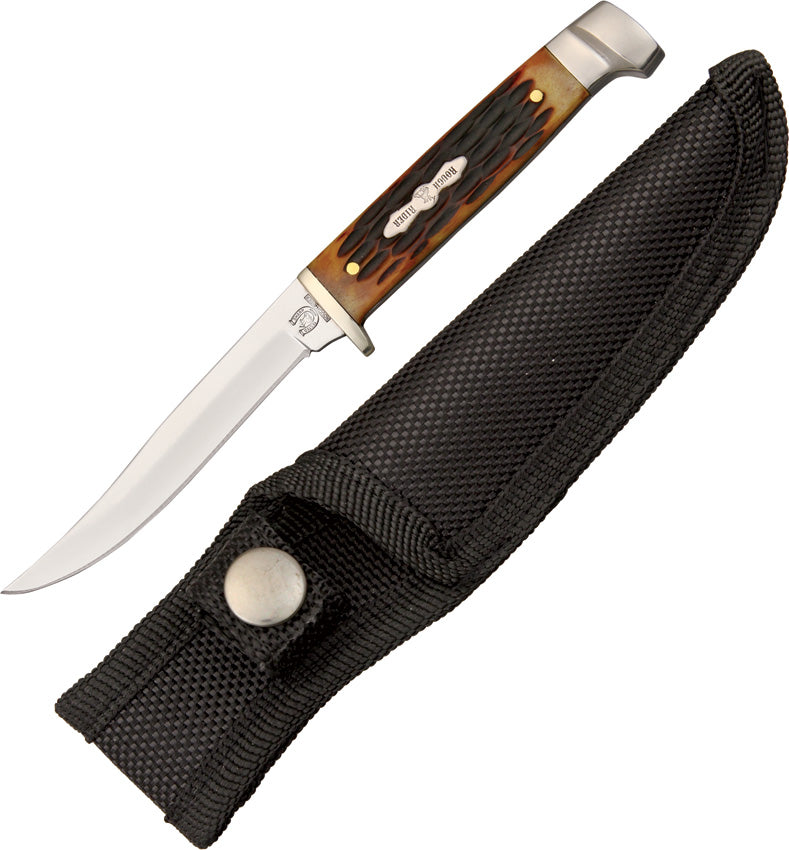 Small Hunter Amber Bone KE-02 AMBER JIGGED