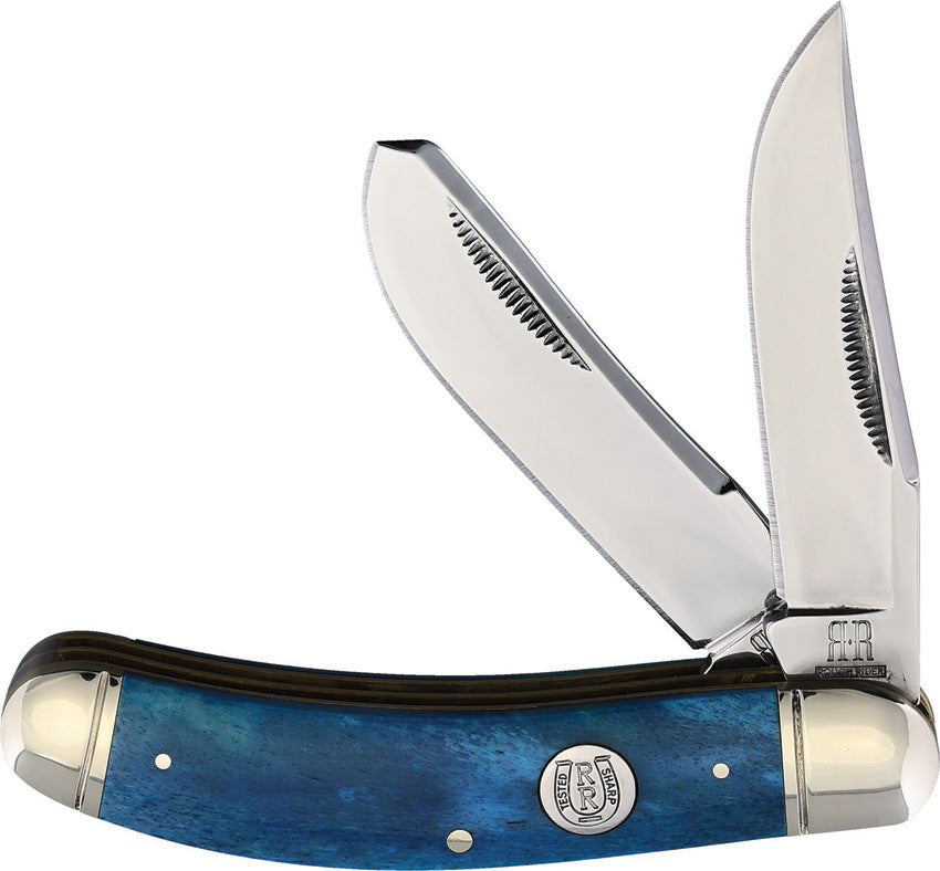Blue Smooth Bone Sowbelly Trap KB302-2 BLUE SMOOTH BONE