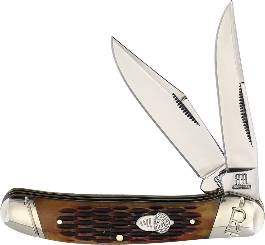 Copperhead Amber Jigged Bone
