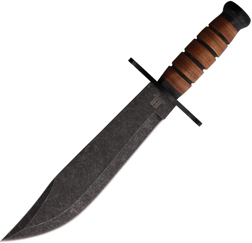 Combat Bowie Stacked Leather RR2586 C1019