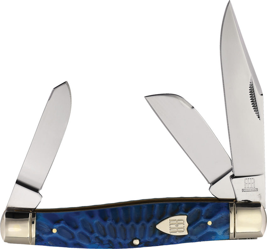 Large Stockman Blue Dragon Bon