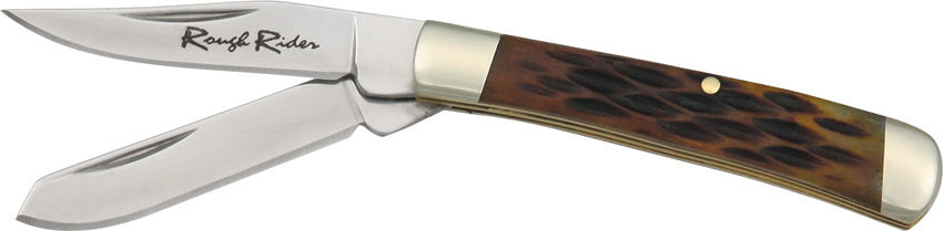 Tiny Trapper Amber Bone KB201-2" AMBER JIGGED