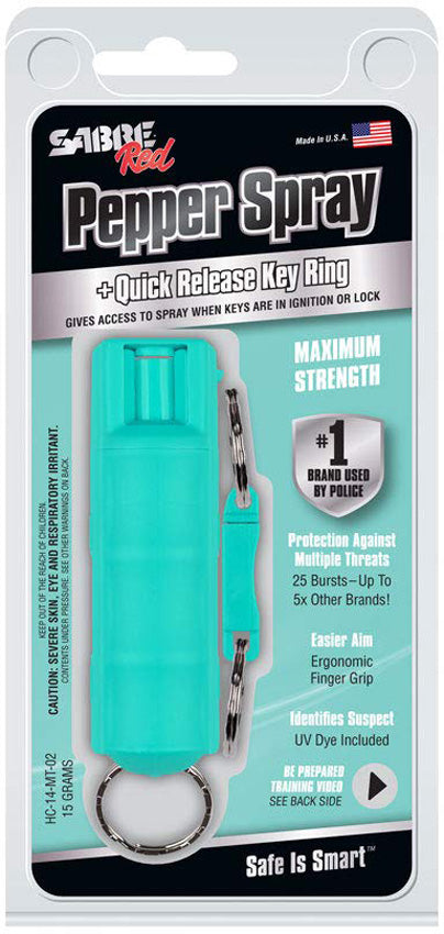 KeyRing Pepper Spray Mint ORMD HC-14-MT-02