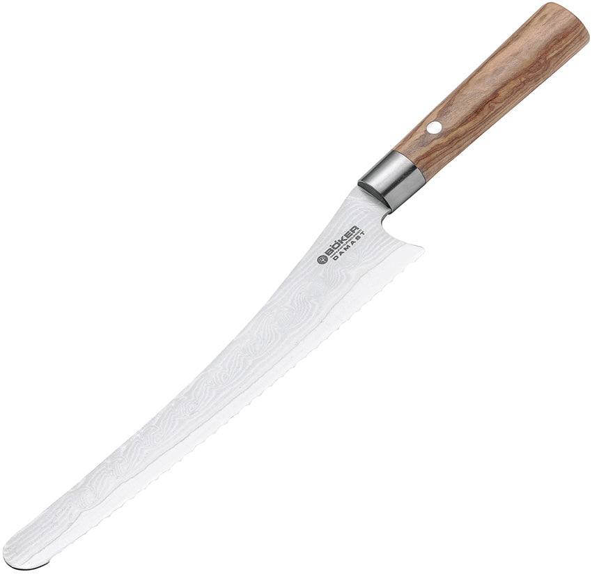 Damast Bread Knife Olive