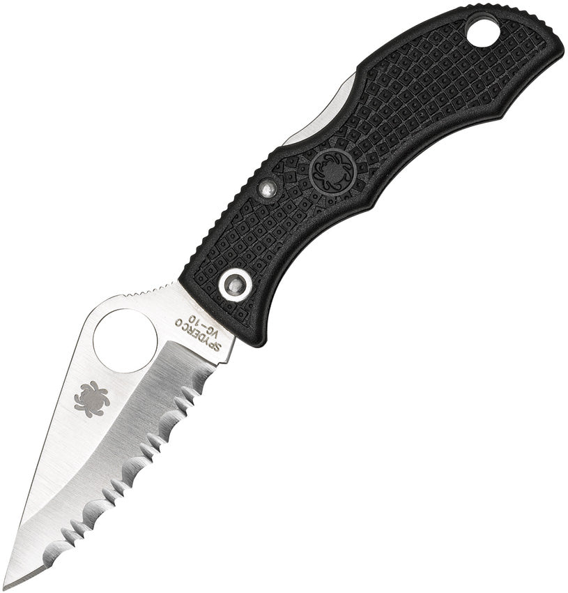 Ladybug 3 Lockback Serrated LBKS3